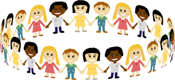 Free Child People Social Group Cartoon Clipart Clipart Transparent Background