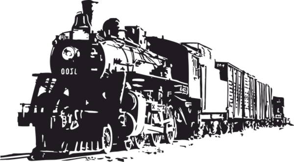 Free Train Transport Locomotive Vehicle Clipart Clipart Transparent Background