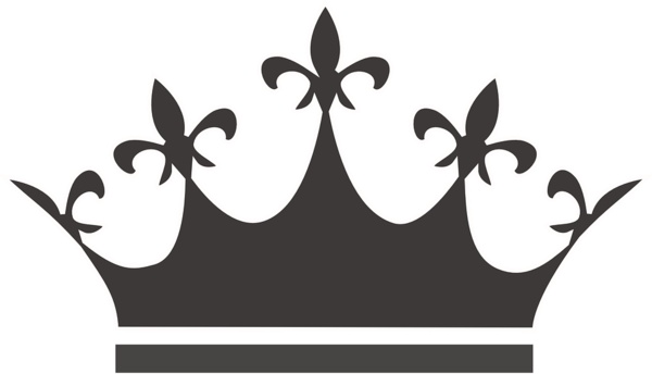 Free Queen Black And White Leaf Silhouette Clipart Clipart Transparent Background