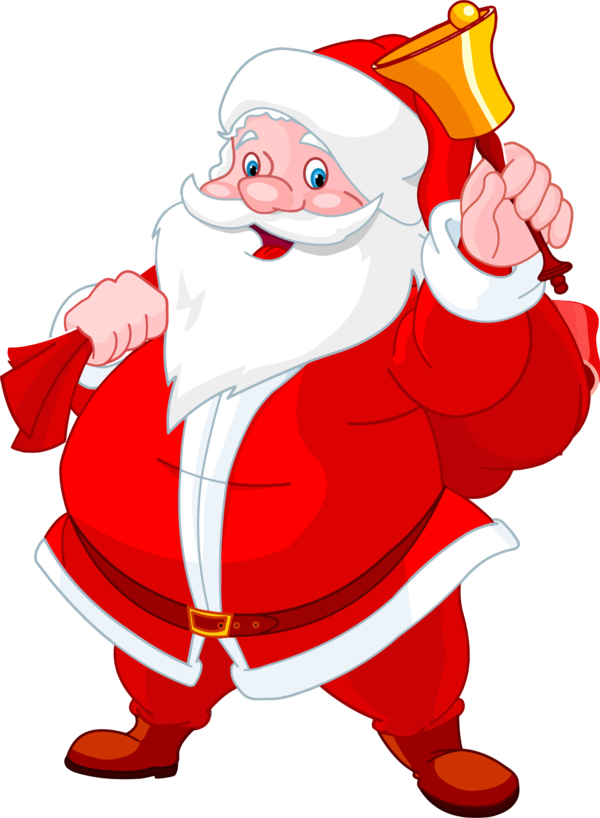 Free Christmas Santa Claus Christmas Cartoon Clipart Clipart Transparent Background