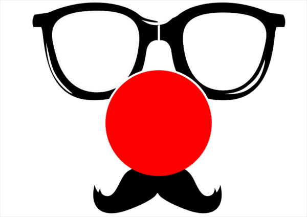 Free Clown Eyewear Nose Glasses Clipart Clipart Transparent Background