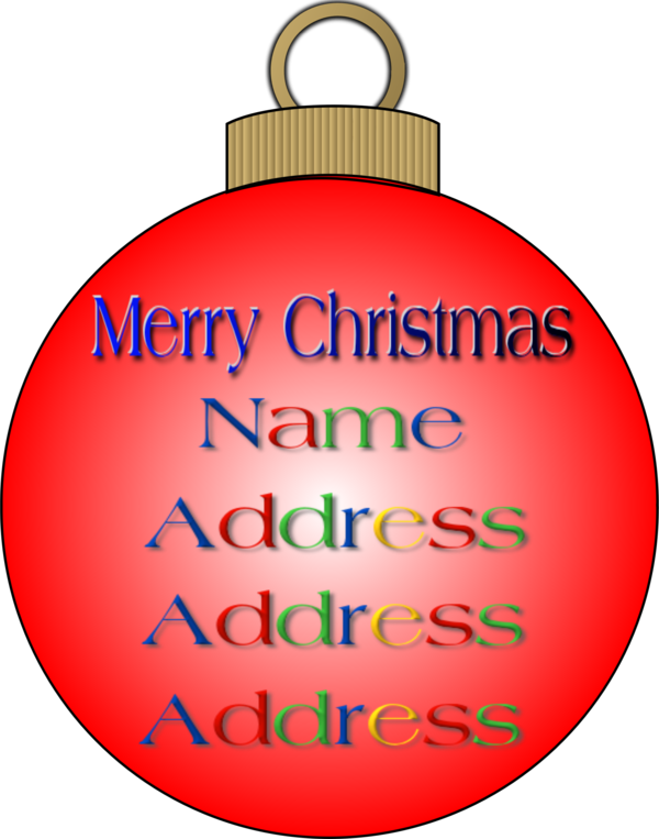 Free Tree Text Christmas Ornament Christmas Decoration Clipart Clipart Transparent Background