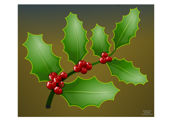 Free Christmas Aquifoliaceae Holly Aquifoliales Clipart Clipart Transparent Background