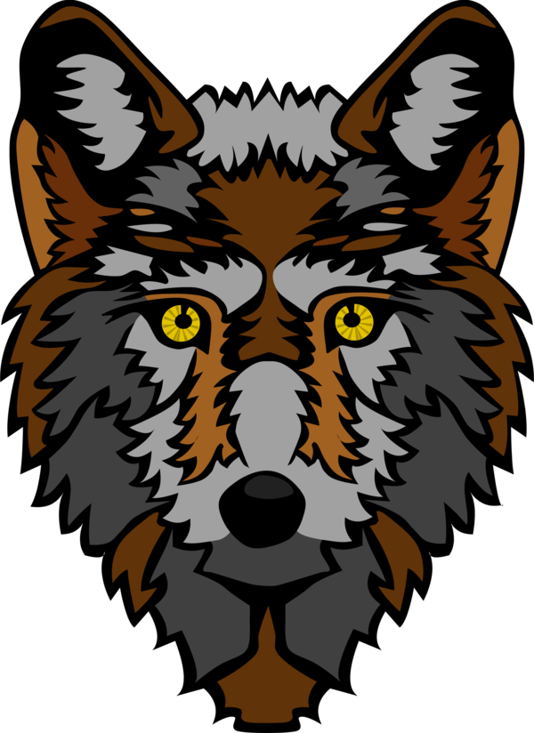 Free Wolf Head Snout Facial Hair Clipart Clipart Transparent Background