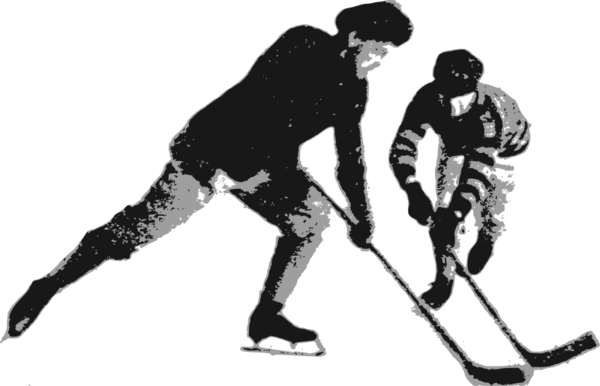Free Hockey Sports Equipment Joint Male Clipart Clipart Transparent Background