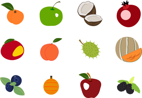 Free Vegetable Fruit Food Apple Clipart Clipart Transparent Background