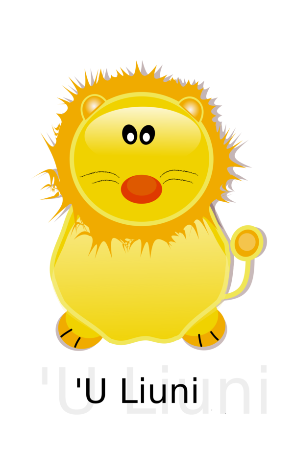 Free Lion Facial Expression Smile Cartoon Clipart Clipart Transparent Background