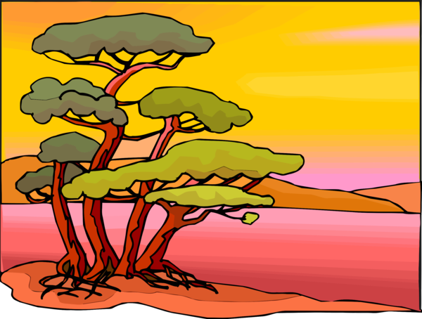 Free Tree Cartoon Plant Tree Clipart Clipart Transparent Background