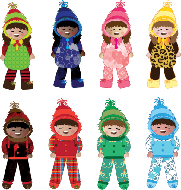 Free Winter Doll Toy Christmas Ornament Clipart Clipart Transparent Background
