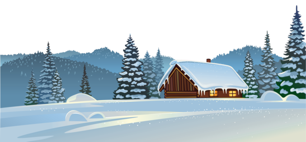 Free House Winter Snow Home Clipart Clipart Transparent Background