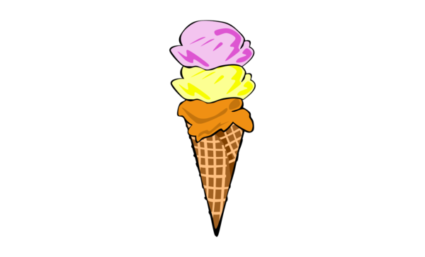 Free Dessert Ice Cream Cone Food Ice Cream Clipart Clipart Transparent Background