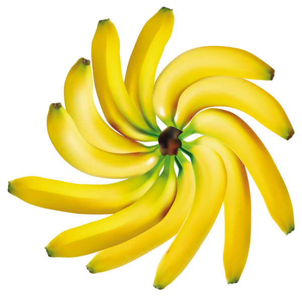 Free Family Fruit Banana Food Clipart Clipart Transparent Background