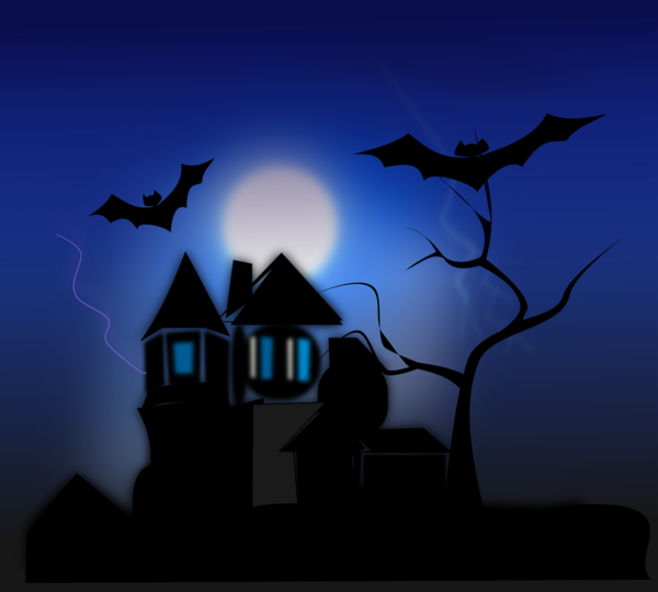 Free Halloween Sky Silhouette Darkness Clipart Clipart Transparent Background
