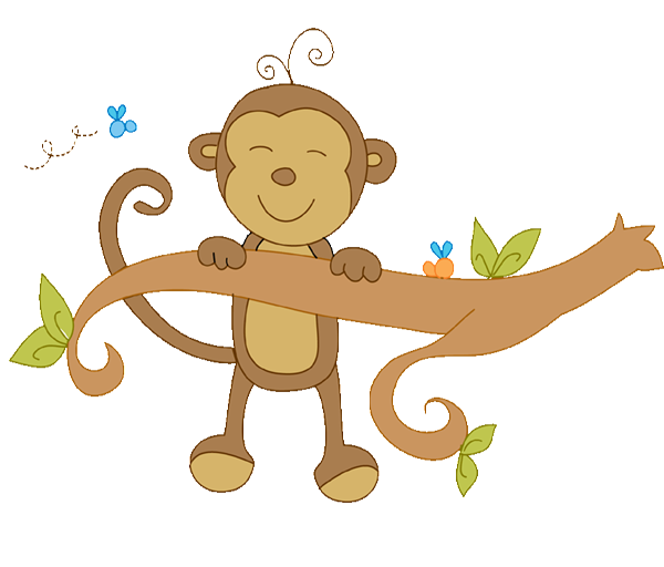 Free Monkey Cartoon Hand Clipart Clipart Transparent Background