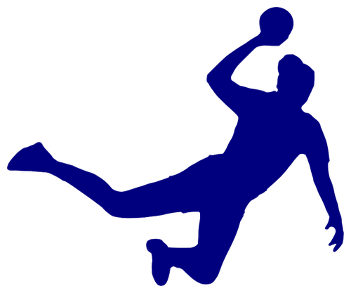 Free Volleyball Silhouette Joint Male Clipart Clipart Transparent Background