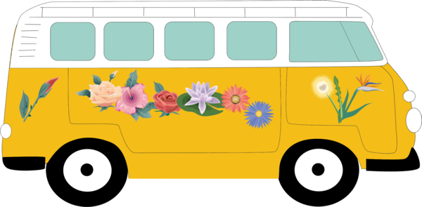 Free School Bus Vehicle Transport Car Clipart Clipart Transparent Background