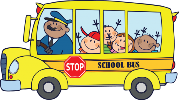 Free School Vehicle Land Vehicle Transport Clipart Clipart Transparent Background