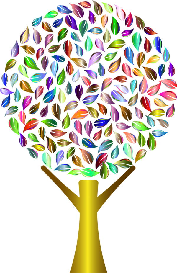 Free Tree Tree Flower Line Clipart Clipart Transparent Background