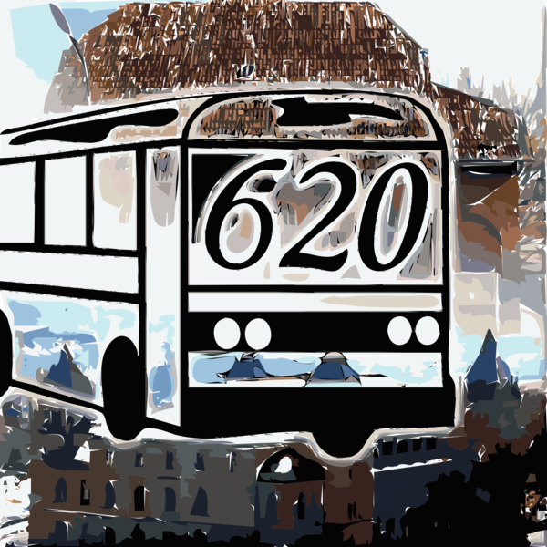 Free Bus Vehicle Transport Clipart Clipart Transparent Background