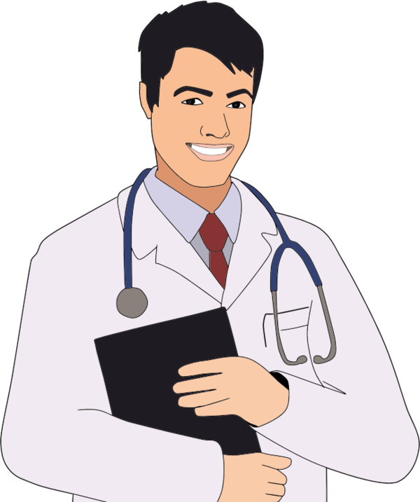Free Medical Equipment Stethoscope Person Physician Clipart Clipart Transparent Background