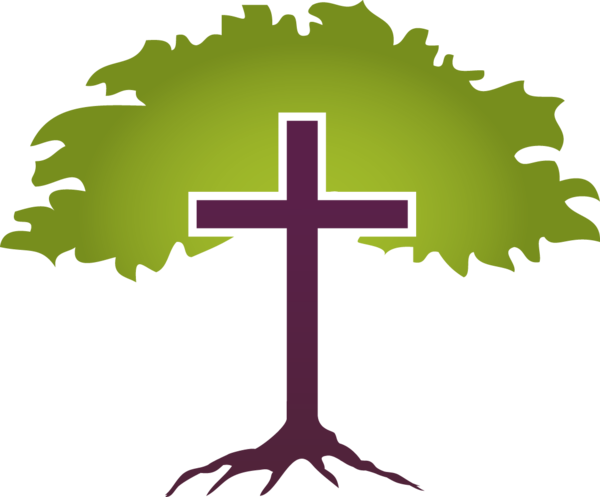 Free Church Cross Tree Leaf Clipart Clipart Transparent Background