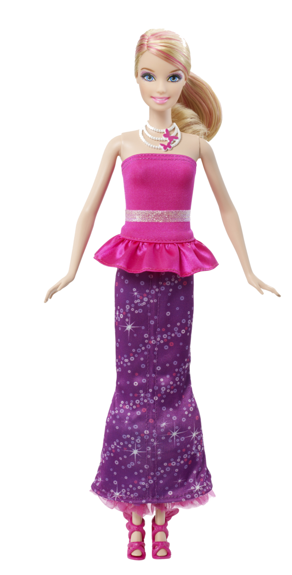 Free Dress Doll Barbie Day Dress Clipart Clipart Transparent Background