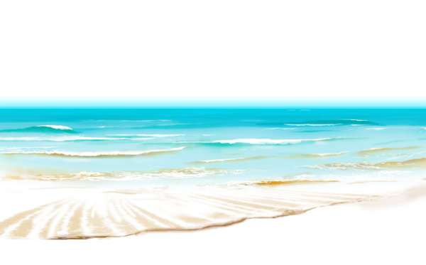 Free Ocean Sea Aqua Shore Clipart Clipart Transparent Background