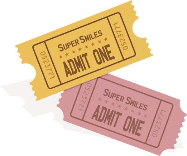 Free Bus Ticket Clipart Clipart Transparent Background