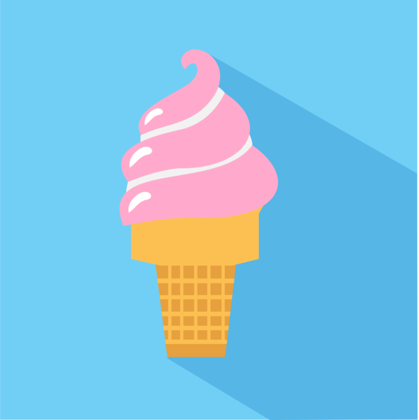 Free Ice Cream Ice Cream Cone Text Line Clipart Clipart Transparent Background