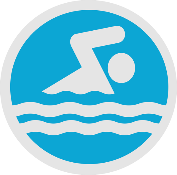 Free Swimming Text Aqua Line Clipart Clipart Transparent Background
