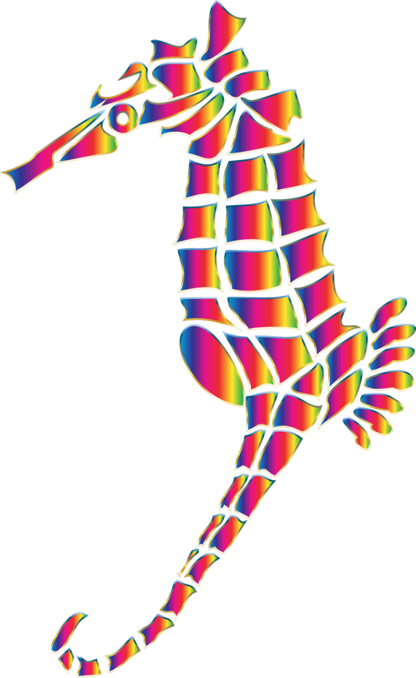 Free Tiger Line Area Seahorse Clipart Clipart Transparent Background