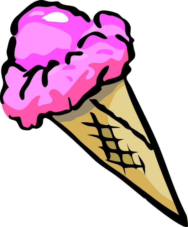 Free Ice Cream Headgear Ice Cream Cone Clipart Clipart Transparent Background
