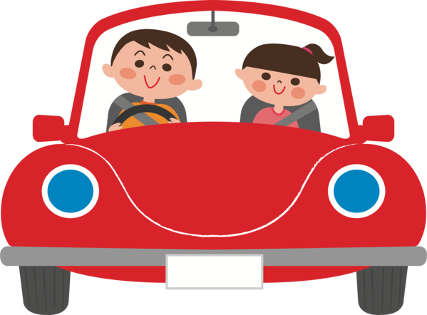 Free Toddler Car Vehicle Smile Clipart Clipart Transparent Background
