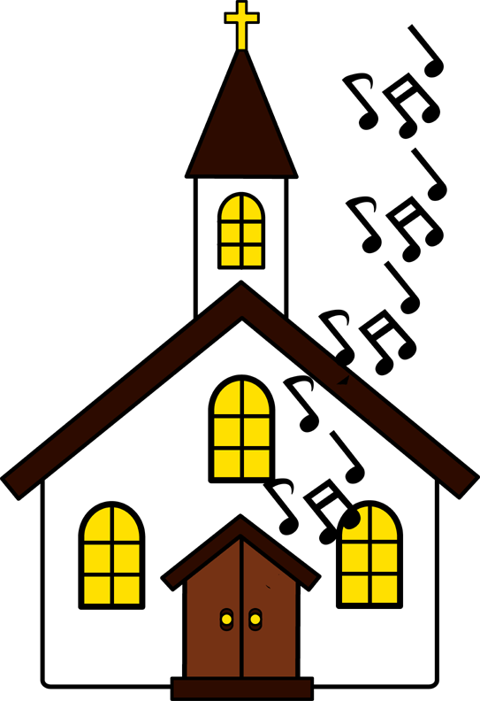 Free Church Line Area Facade Clipart Clipart Transparent Background