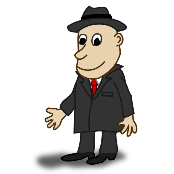 Free Book Cartoon Man Male Clipart Clipart Transparent Background