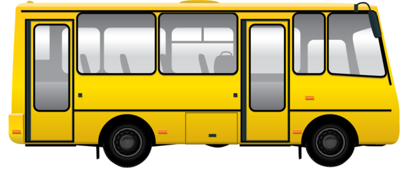 Free School Vehicle Bus Transport Clipart Clipart Transparent Background