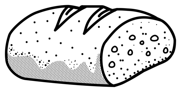 Free Bread Black And White Text Headgear Clipart Clipart Transparent Background