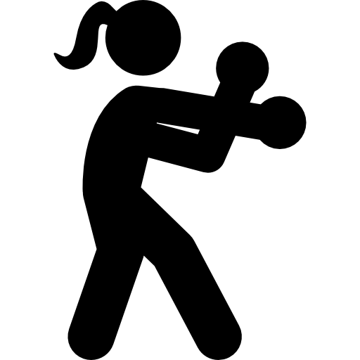 Free Boxing Text Joint Silhouette Clipart Clipart Transparent Background