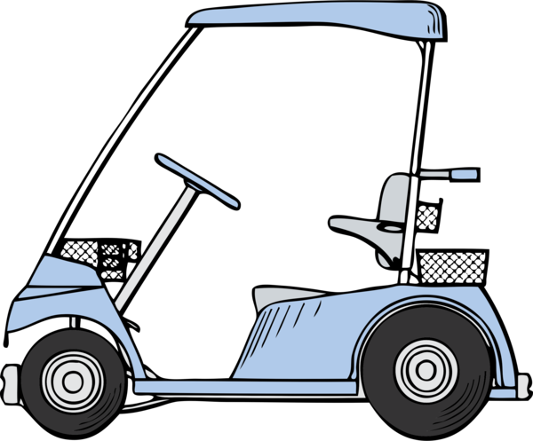 Free Golf Transport Vehicle Golf Cart Clipart Clipart Transparent Background
