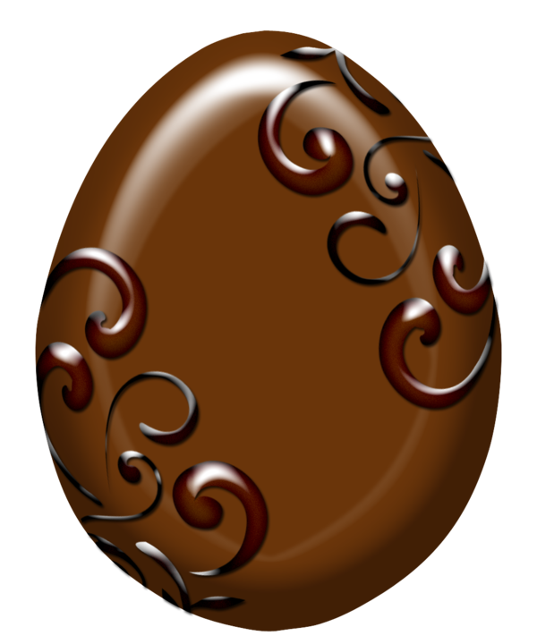 Free Easter Chocolate Praline Egg Clipart Clipart Transparent Background
