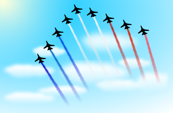Free Air Force Sky Air Show Airplane Clipart Clipart Transparent Background