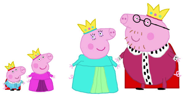 Free Pig Cartoon Party Hat Clipart Clipart Transparent Background