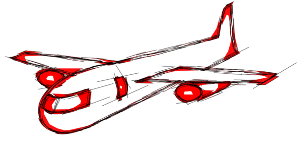 Free Airplane Wing Line Angle Clipart Clipart Transparent Background