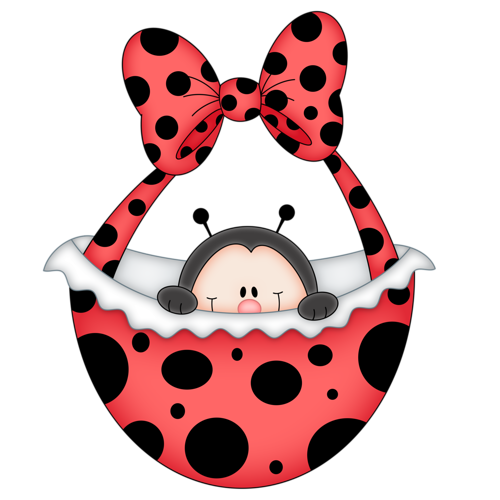 Free Tea Polka Dot Ladybird Clipart Clipart Transparent Background