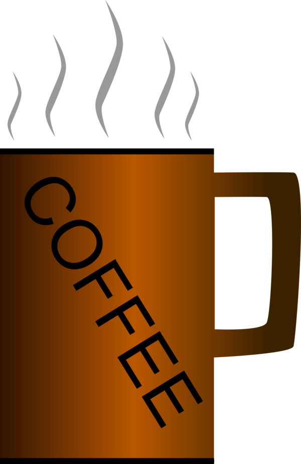 Free Coffee Text Cup Drinkware Clipart Clipart Transparent Background