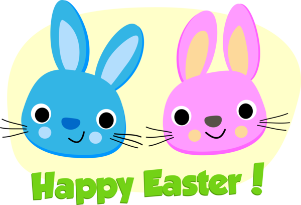 Free Rabbit Rabbit Line Easter Clipart Clipart Transparent Background