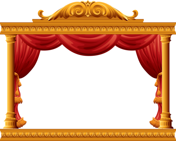 Free Temple Picture Frame Temple Theater Curtain Clipart Clipart Transparent Background