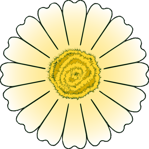 Free Daisy Flower Daisy Sunflower Clipart Clipart Transparent Background