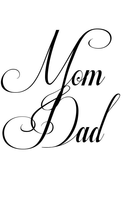 Free Father Text Black And White Line Art Clipart Clipart Transparent Background