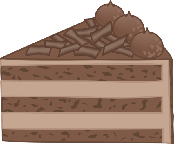 Free Cake Chocolate Wood Food Clipart Clipart Transparent Background